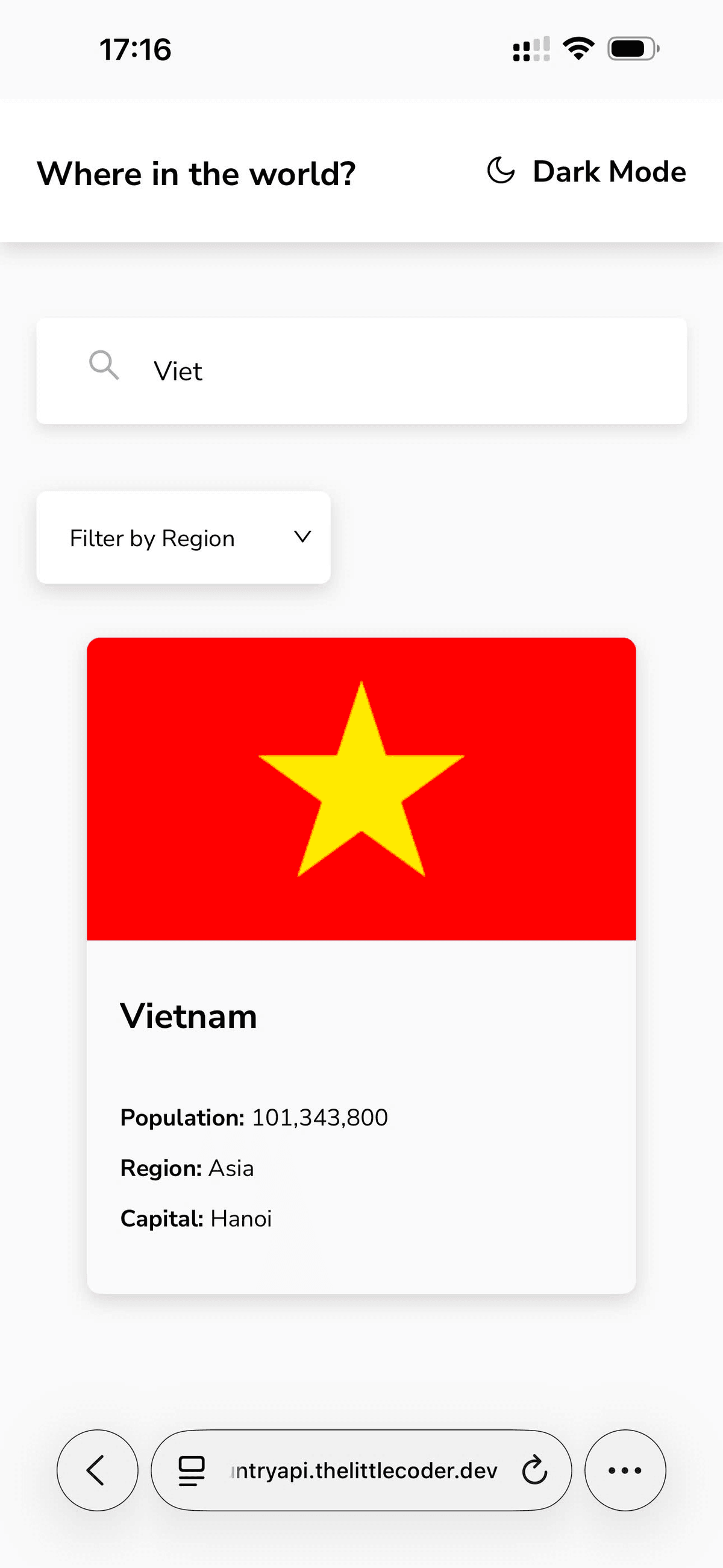 Hệ thống tra cứu quốc gia mobile preview