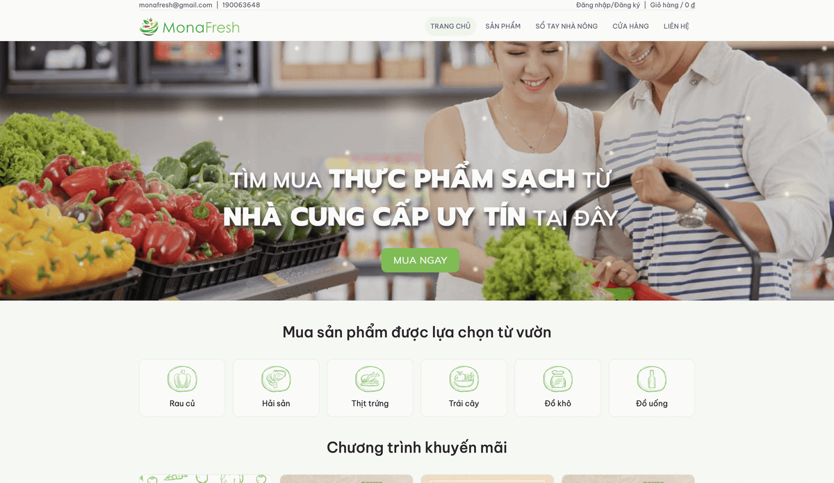 Ảnh xem trước MonaFresh - Chuyên đề giao diện HTML/CSS